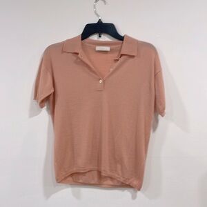 PRADA , French Pink Cashmere Polo
